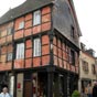 La Châtre : la maison à pans de bois, appelée aussi la Maison rouge. C'est une maison à pans de bois localisée à l'angle de la place Laisnel-de-la-Salle et de la rue Nationale. Elle date de la fin du xve siècle. La maison a une porte d'entrée en bois data